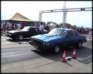 Chevrolet Caprice Coupe Vs. Pontiac Trans-Am Biturbo Drag Race 2