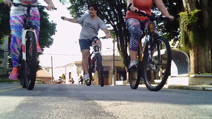 Passeio Ciclístico de Taubaté, família Taubaté,  Passeio de Verão de Bençãos, SP, Brasil -  Bikers e família