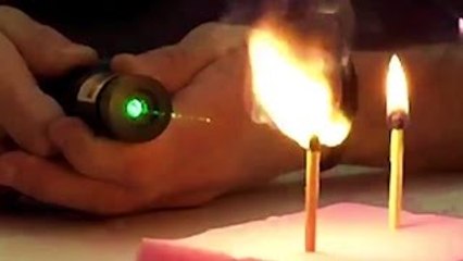 Lazerin Etkisi ile İlgili İlginç Deney - Siz Denemeyin