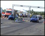 Subaru Impreza WRX STI Vs. Mazda 323 GT Turbo Drag Race