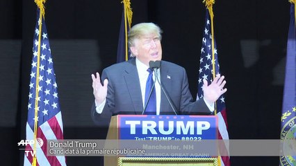 Etats-Unis: le New Hampshire vote, Trump en meeting