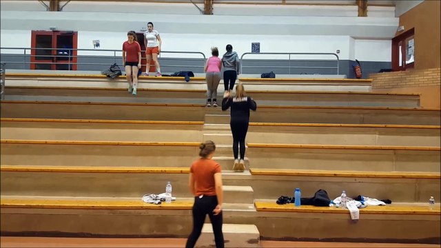 Seance d'entrainement des U18 filles