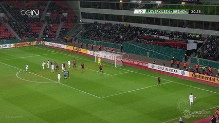 Santiago García Goal HD - Bayer Leverkusen 1-1 Werder Bremen 09.02.2016 HD