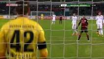 Chicharito (Penalty) GOAL - Bayer Leverkusen 1 - 0 Werder Bremen - DFB Pokal - 09-02-2016