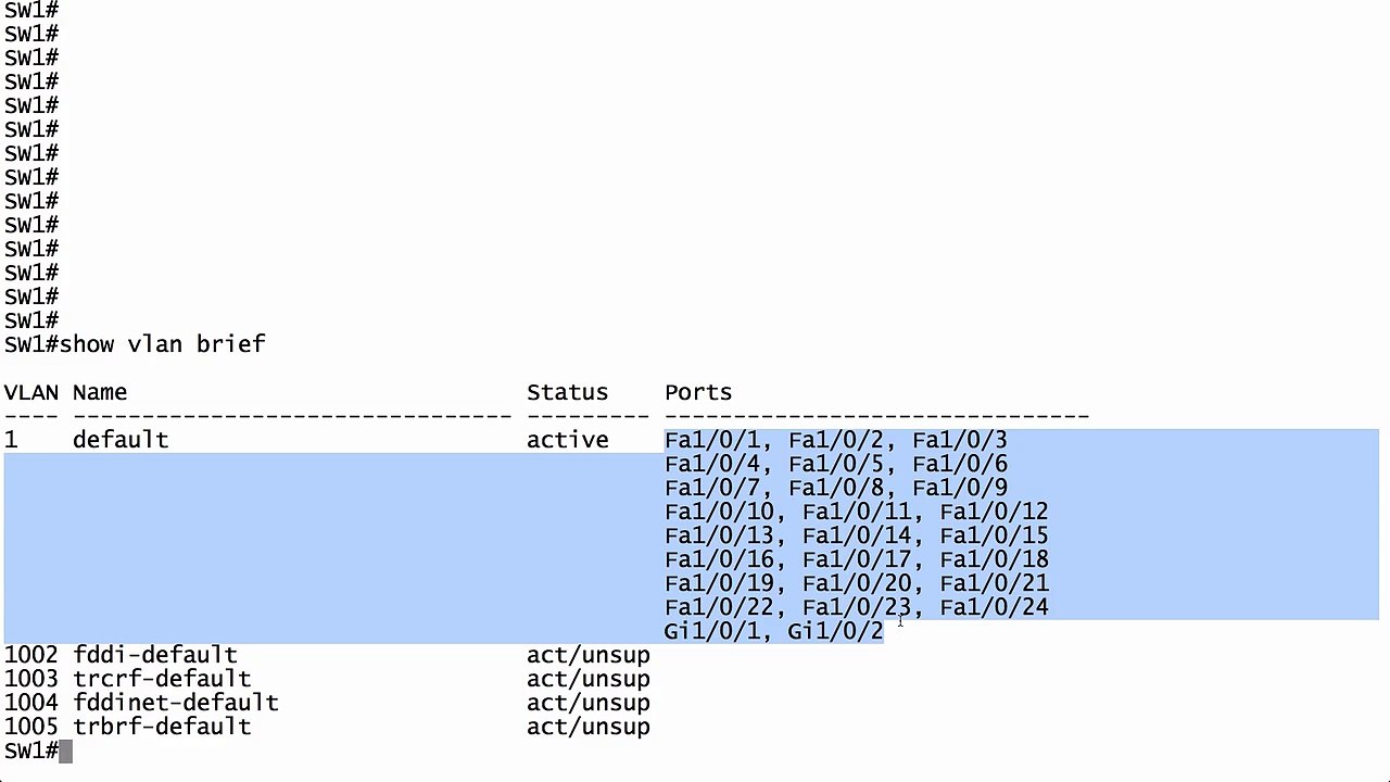 91.VLAN Creation