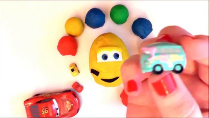 Disney Cars 2 Squinkies Play Doh Egg Surprise