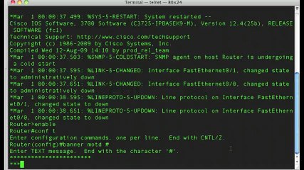 Basic Cisco Router Config Study 7 of 10