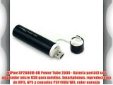 MiPow SP2600M-OR Power Tube 2600 - Batería portátil con adaptador micro USB para móviles smartphones