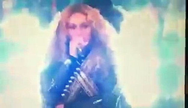 Beyonce Superbowl 2016 Half time performance