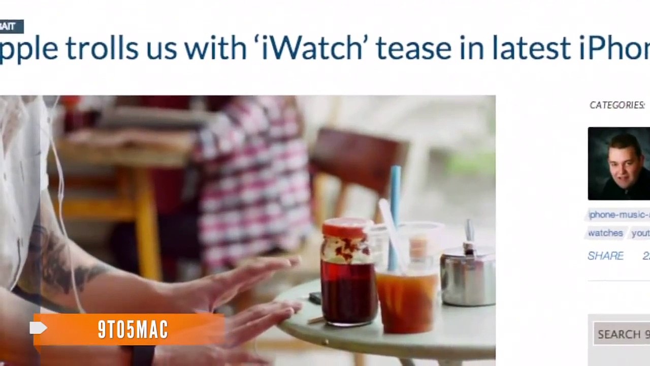 Did Apple Show an iWatch in Latest iPhone Ad-