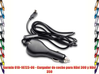 Garmin 010-10723-06 - Cargador de coche para Nüvi 300 y Nüvi 350