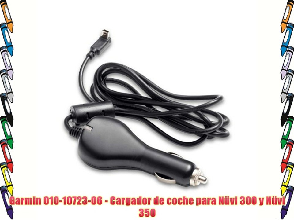 Garmin 010-10723-06 - Cargador de coche para Nüvi 300 y Nüvi 350