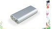 INNORI 5000mAH Ultra Slim Power Bank Universal USB Battery Charger External Battery Pack silver