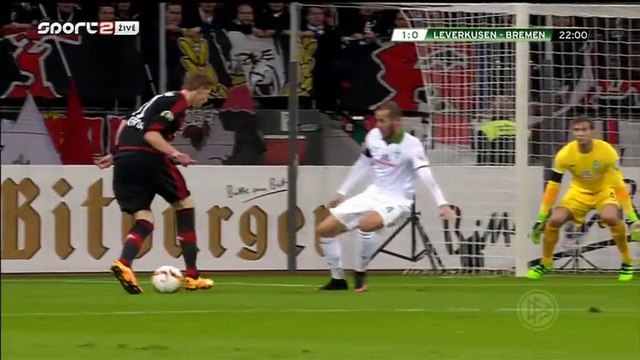 1-0 Javier Hernández Penalty Goal Germany DFB Pokal Quarterfinal - 09.02.2016, Bayer Leverkusen 1-0 Werder Bremen