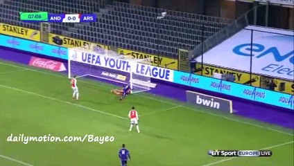 All Goals HD - Anderlecht 2-0 Arsenal - 09-02-2016 Play Offs (U19)