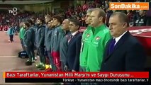 Bazı Taraftarlar, Yunanistan Milli Marşı’nı ve Saygı Duruşunu Islıkladı