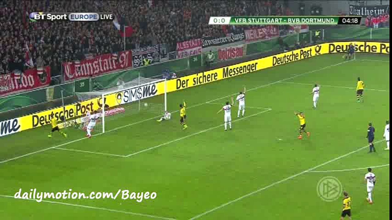 Marco Reus Goal HD - VfB Stuttgart 0-1 Dortmund - 09-02-2016 DFB Pokal
