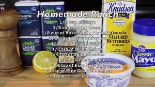 Homemade Ranch Recipe