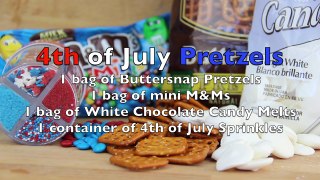 How To Make 4th of July Pretzels
