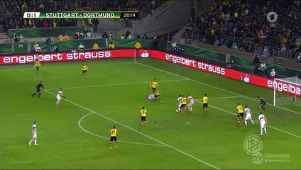 Lukas Rupp Goal HD - VfB Stuttgart 1-1 Dortmund - 09-02-2016