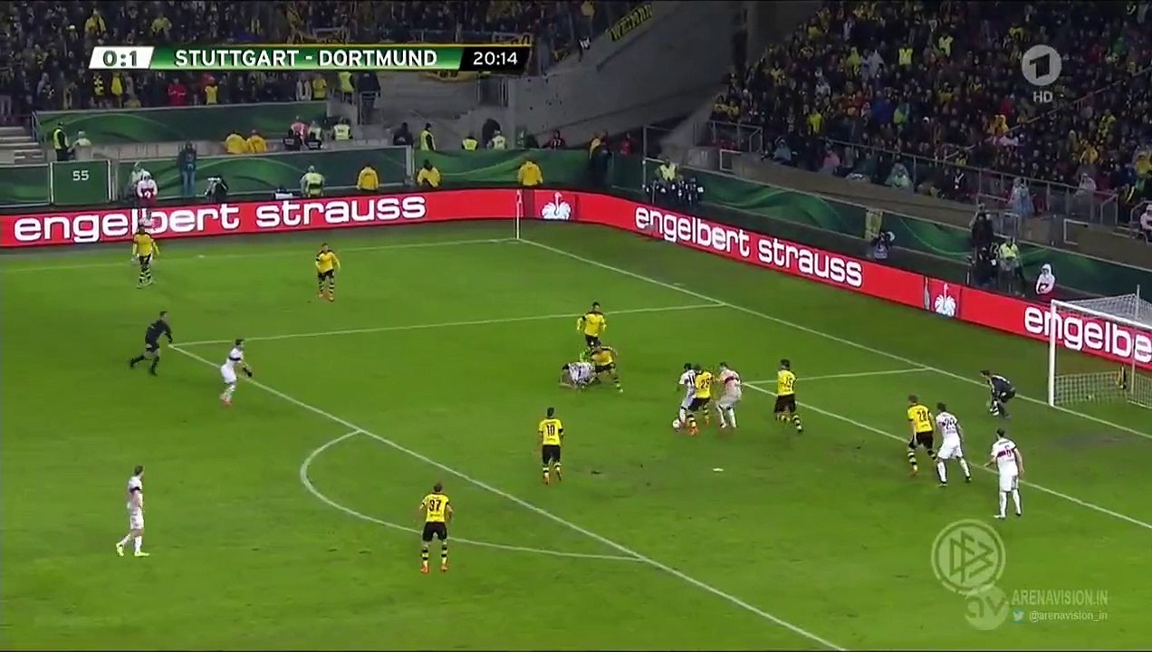 1-1 Lukas Rupp HD - VfB Stuttgart v. Borussia Dortmund - 09-02-2016