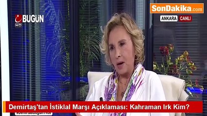 Demirtaş’tan İstiklal Marşı Açıklaması: Kahraman Irk Kim