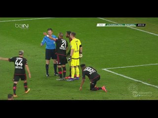 Wendell Shocking Red Card - Bayer Leverkusen v. Werder Bremen  09.02.2016