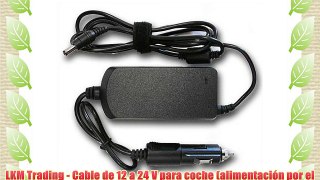 LKM Trading - Cable de 12 a 24 V para coche (alimentación por el mechero compatible con LED