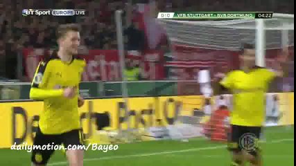 All Goals HD - VfB Stuttgart 1-2 Dortmund - 09-02-2016 DFB Pokal