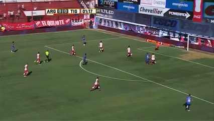 Gran tapada de Vargas. Argentinos 0 Tigre 0. Fecha 1. Torneo Transición 2016