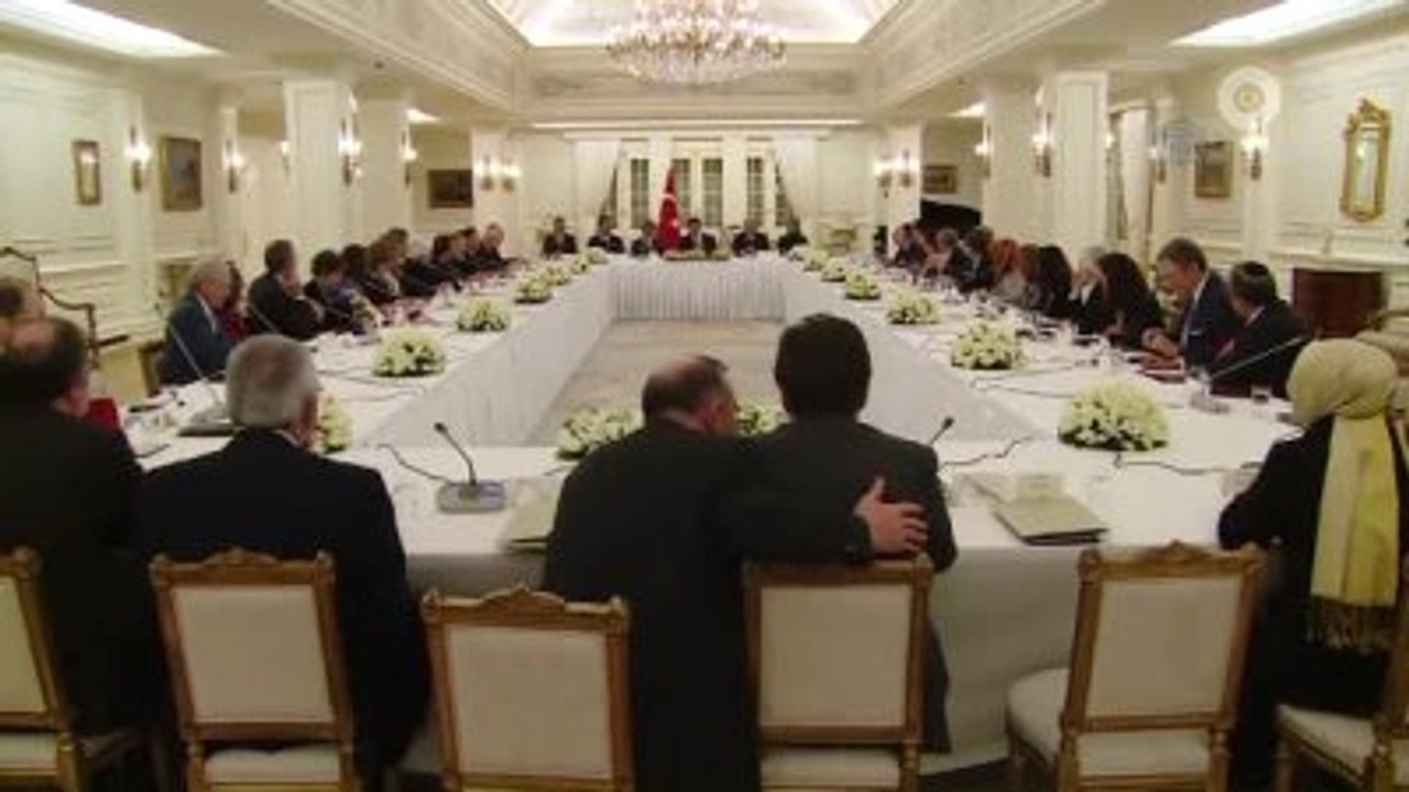 Davutoğlu, ABD Yahudi Dernekleri Başkanları ile Toplum Temsilcilerini Kabul Etti