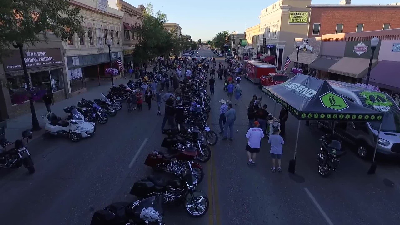 2015 Geico Hot Bike Tour Day 4 - Sheridan, WY