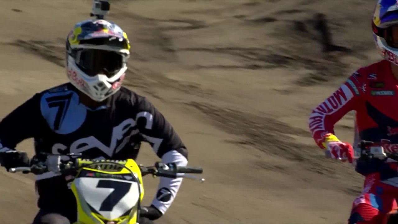 Racing on an Unwound Supercross Track - Red Bull Straight Rhythm 2015