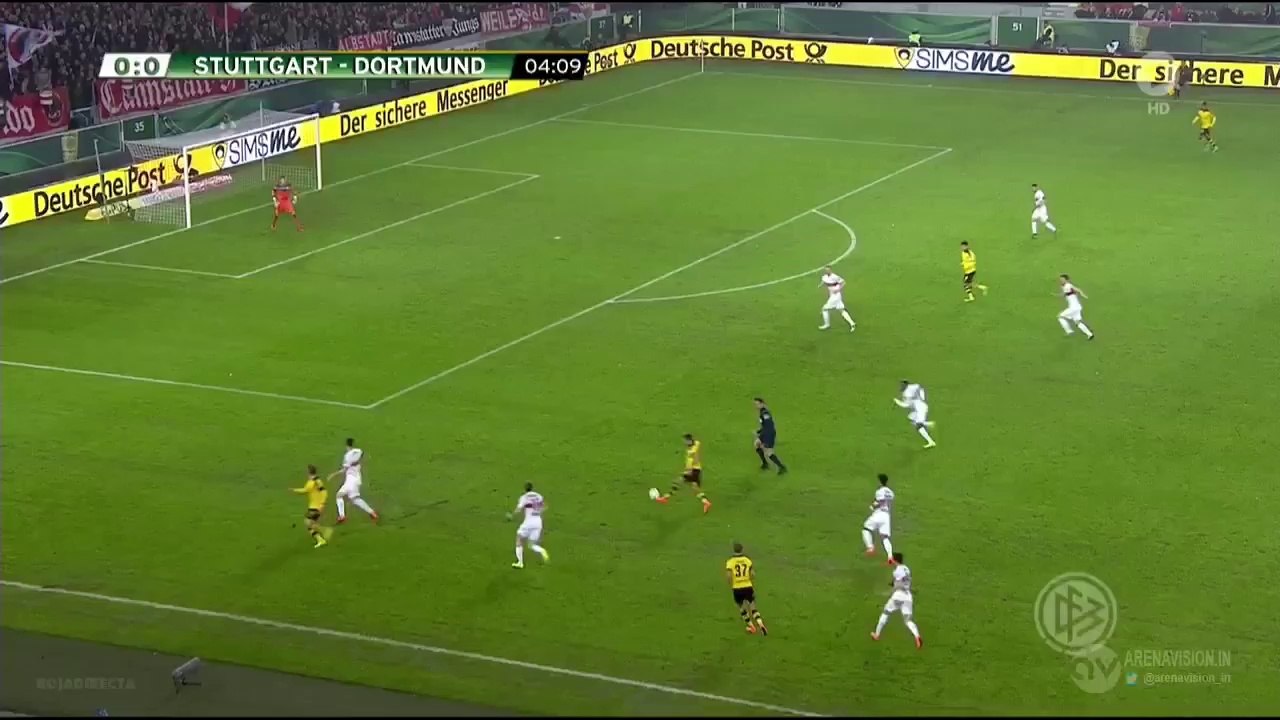 All Goals HD - VfB Stuttgart 1-3 Borussia Dortmund - DFB Pokal 09.02.2016 HD