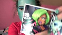 Frankie Stein Monster High Doll Costume Makeup Tutorial for Halloween