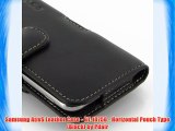 Samsung AtivS Leather Case - GT-i8750 - Horizontal Pouch Type (Black) by Pdair