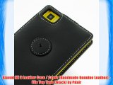Xiaomi MI 3 Leather Case / Cover (Handmade Genuine Leather) - Flip Top Type (Black) by Pdair
