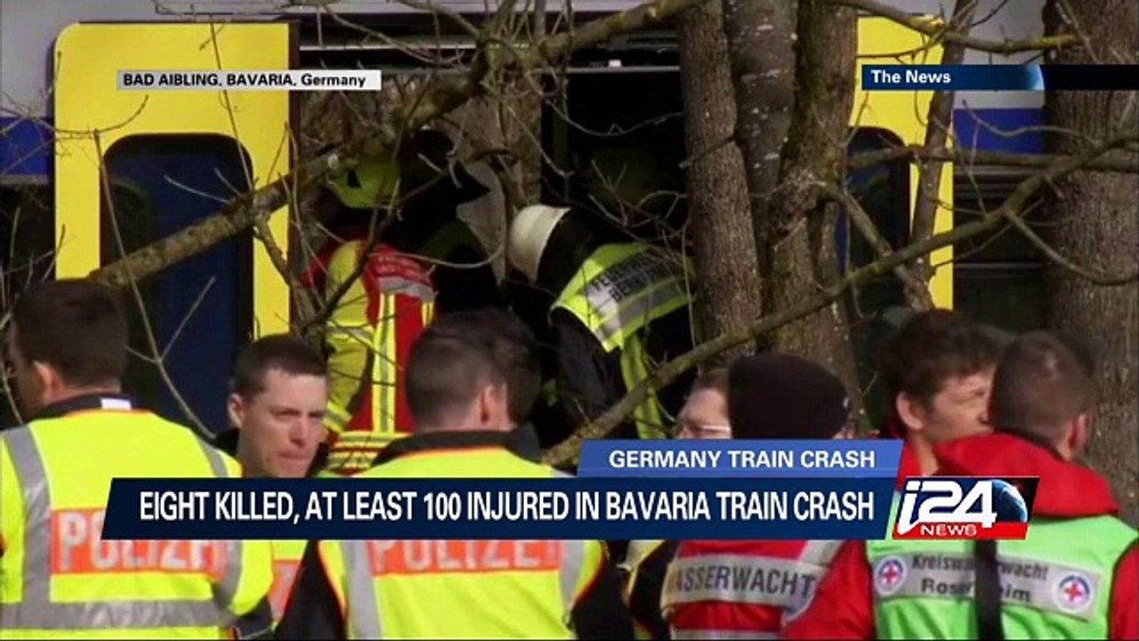 Nine dead 150 hurt train crash in Bavaria.Police