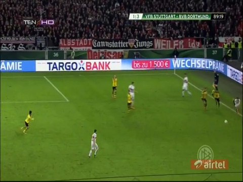 Henrikh Mkhitaryan Goal HD - Stuttgart 1-3 Borussia Dortmund DFB Pokal 09.02.2016