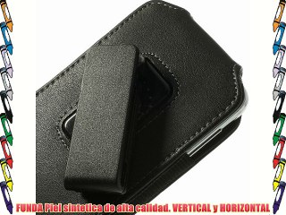 Tải video: DFV mobile - Funda cinturon con clip giratorio 360º piel sintetica premium para