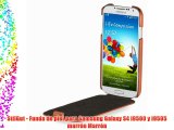StilGut - Funda de piel para Samsung Galaxy S4 i9500 y i9505 marrón Marrón