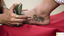 Stunning Mehndi Inspired Tattoo Designs For Your Feet