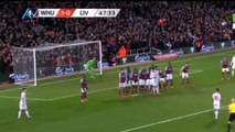 WEST HAM UNITED VS LIVERPOOL 1-1 GOAL Coutinho 09-02-16 HD