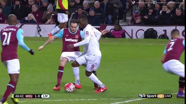 West Ham United 1 - 1 Liverpool All Goals & Highlights 09/02/2016 - FA Cup