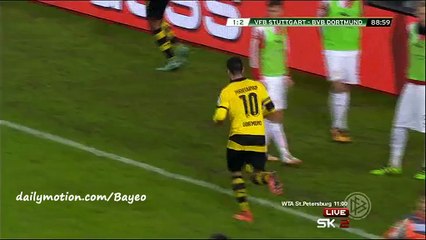 Henrikh Mkhitaryan Goal HD - VfB Stuttgart 1-3 Dortmund - 09-02-2016 DFB Pokal