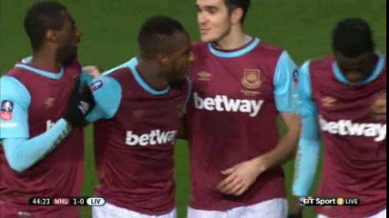 All Goals HD - West Ham 2-1 Liverpool - 09-02-2016