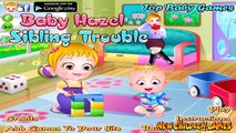 Baby Hazel Sibling Trouble - Nanny Babysitting Baby Game Episode - Dora the Explorer