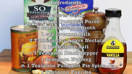 Vegan Pumpkin Soup Recipe