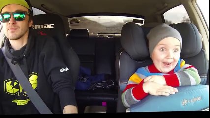 The Brand New Father and Son Hilarious Car Drifting