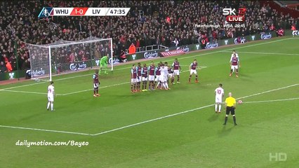 All Goals HD - West Ham 2-1 Liverpool - 09-02-2016